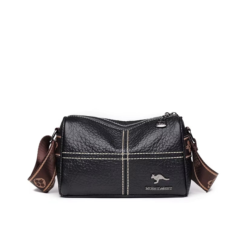 High Quality Soft Leather Womens Shoulder Bag Fashion Trend Pillow Shaped Bags Luxury Brand Female Crossbody Bolsas Sac 2024 New