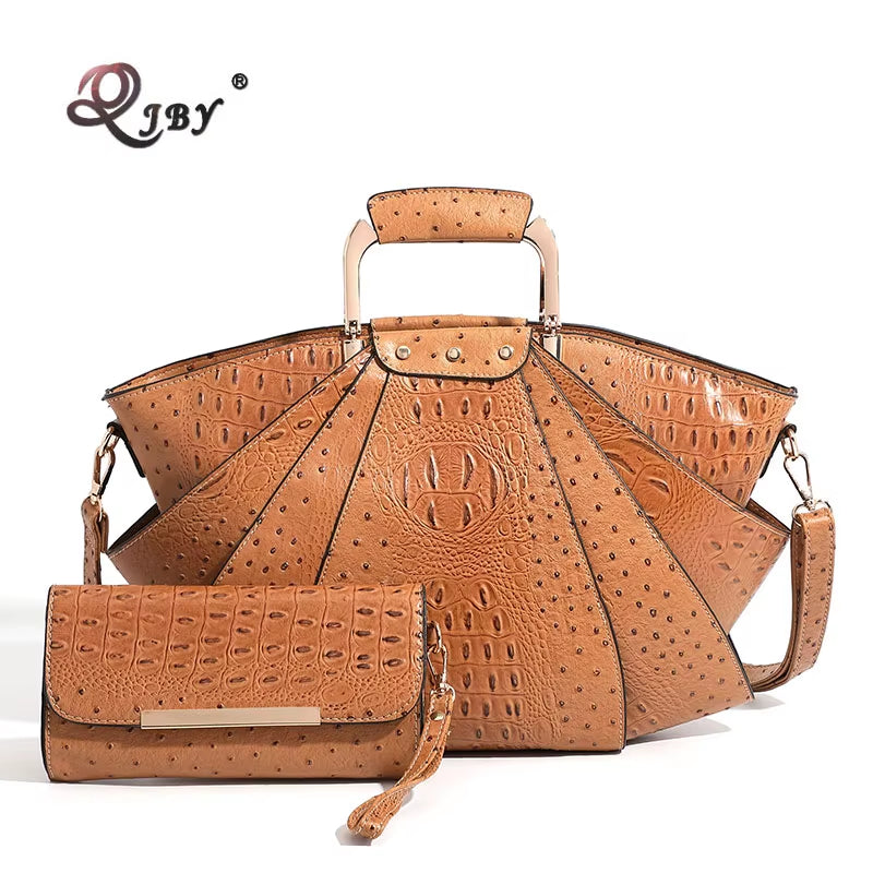 Bag Woman Shoulder Bag High-End Leather Large Capacity Shopping Bag Fashion Women'S Handbag Crossbody Large Bags for Women