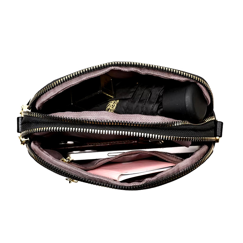 2024 New Fashion Solid Color Women'S Crossbody Bag Authentic Soft Leather Women Shoulder Bags Luxury Female Handbag Wallet Sac