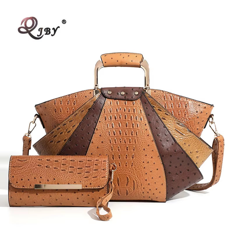 Bag Woman Shoulder Bag High-End Leather Large Capacity Shopping Bag Fashion Women'S Handbag Crossbody Large Bags for Women