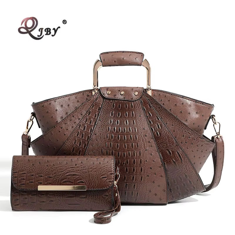 Bag Woman Shoulder Bag High-End Leather Large Capacity Shopping Bag Fashion Women'S Handbag Crossbody Large Bags for Women