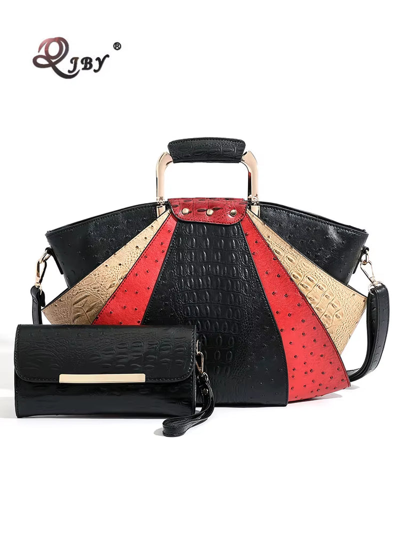 Bag Woman Shoulder Bag High-End Leather Large Capacity Shopping Bag Fashion Women'S Handbag Crossbody Large Bags for Women
