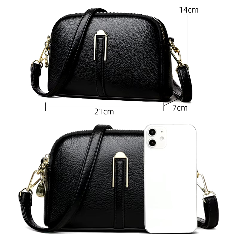 2024 New Fashion Solid Color Women'S Crossbody Bag Authentic Soft Leather Women Shoulder Bags Luxury Female Handbag Wallet Sac